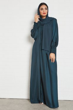 bsi3394 4 Pleated bisht abaya