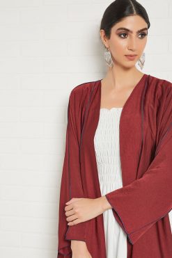 Traditional Front Open Abaya