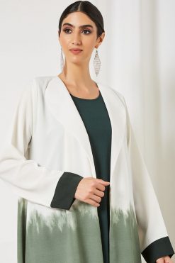 bsi3404 4 Dual shaded bisht abaya