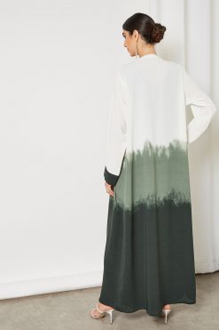 bsi3404 5 Dual shaded bisht abaya