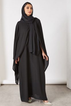 bsi3406 4 Shoulder drape abaya