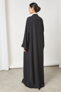 bsi3412 4 Beads embellished abaya