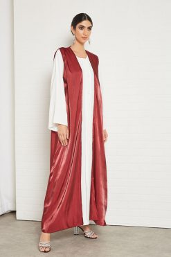 bsi3422 3 Bisht abaya Set