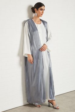 bsi3425 3 Sleeveless abaya with inner