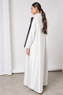 bsi3429 4 Dual shaded collared abaya