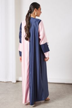 bsi3434 4 Dual shaded collared abaya