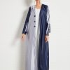 bsi3435 1 Dual shaded collared abaya