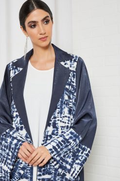 bsi3437 4 Tie and Dye Bisht abaya