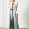 bsi3440 1 Collared abaya Set