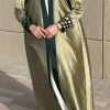 MOI072102 1 scaled Green Taffeta Abaya