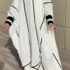 White Linen Abaya