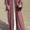 MOI072104 1 1 scaled Abaya With Pleated Detailing