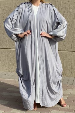 MOI072105 5 scaled Grey Harir Maqsood Casual Abaya