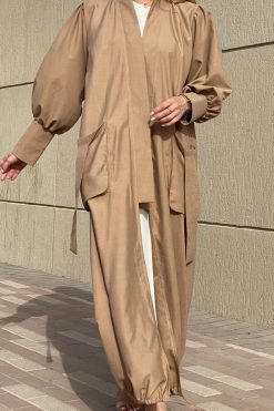Casual Abaya With Pockets 7 MOI072109 2 scaled Casual Abaya With Pockets
