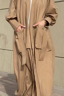 Casual Abaya With Pockets 8 MOI072109 3 scaled Casual Abaya With Pockets