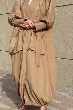 Casual Abaya With Pockets 9 MOI072109 4 scaled Casual Abaya With Pockets