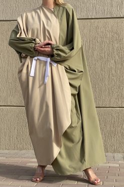 MOI072111 3 scaled Multicolor Abaya Set