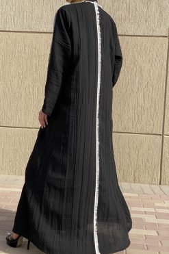 Black Linen Abaya 9 MOI072119 4 1 scaled Black Linen Abaya