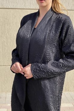MOI072120 4 1 scaled Rotana Shimmer Black Abaya