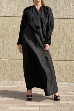 MOI072121 4 scaled Crepe Black Abaya
