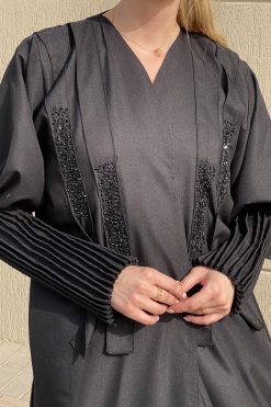 MOI072121 5 scaled Crepe Black Abaya