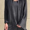 Harir Maqsood  Pleated Abaya