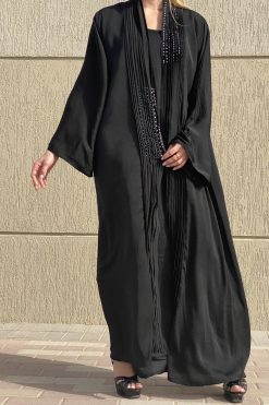 MOI072125 3 scaled Harir Maqsood Pleated Abaya