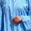 Blue Linen Abaya