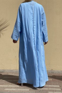MOI072129 4 scaled Blue Linen Abaya