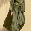 Green Abaya Set