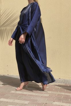 MOI072138 3 scaled Navy Abaya Set