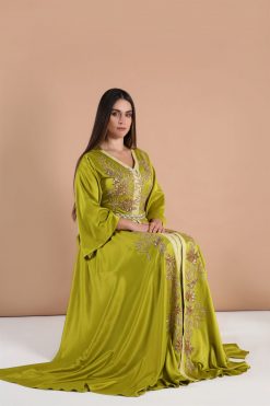 ABSOLC 000033 4 1 Golden Olive Kaftan