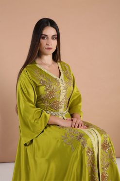 ABSOLC 000033 5 1 Golden Olive Kaftan