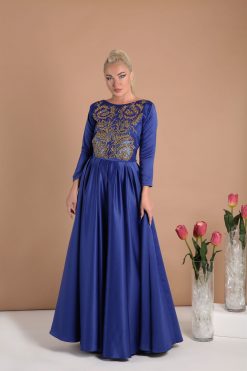 ABSOLC 000034 3 1 Gold Sapphire Dress