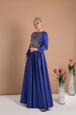 ABSOLC 000034 7 1 Gold Sapphire Dress