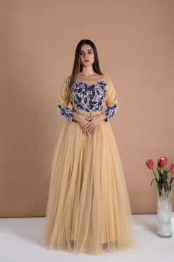 ABSOLC 000037 6 1 Tulle Gold Dress