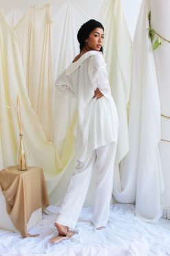 Loden 000004 3 scaled Satin Linen Smocked Set
