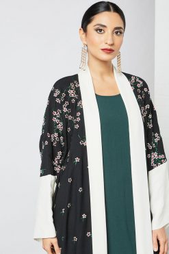 bsi3484 3 Embroidered Kaftan abaya