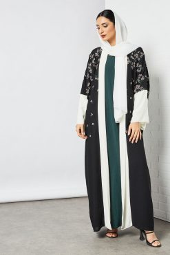 bsi3484 4 Embroidered Kaftan abaya