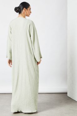 bsi3510 4 Pistachio Pleated Inner Abaya