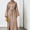 bsi3522 1 Beads Embellished 3 pcs abaya set