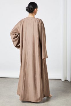 bsi3522 4 Beads Embellished 3 pcs abaya set