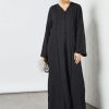 bsi3528 1 Black Beads Embellished Abaya