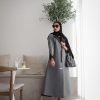 NAVY 000011 1 scaled Light Grey Abaya