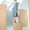 Aqua Skirt Suit