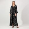 Black Mesh Abaya