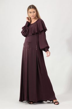 Embroidry Ruffle Dress