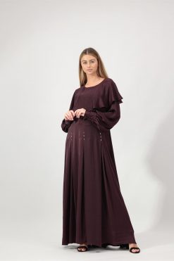 Nasr 31388 4 Embroidry Ruffle Dress