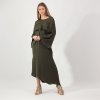 Nasr 31389 1 Green Layered Dress