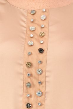 Nasr 31390 4 1 Embrodiry Tulle Dress